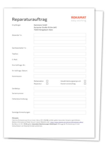 Repair Order